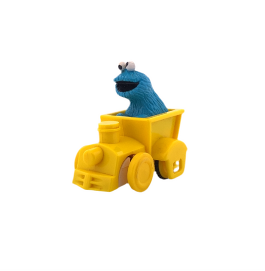 Sesame Street Cookie Monster Yellow Car