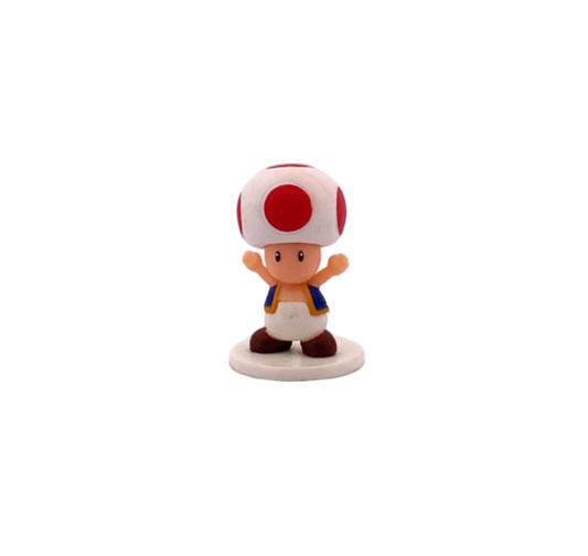 World of Nintendo Super Mario Toad Mini with Base