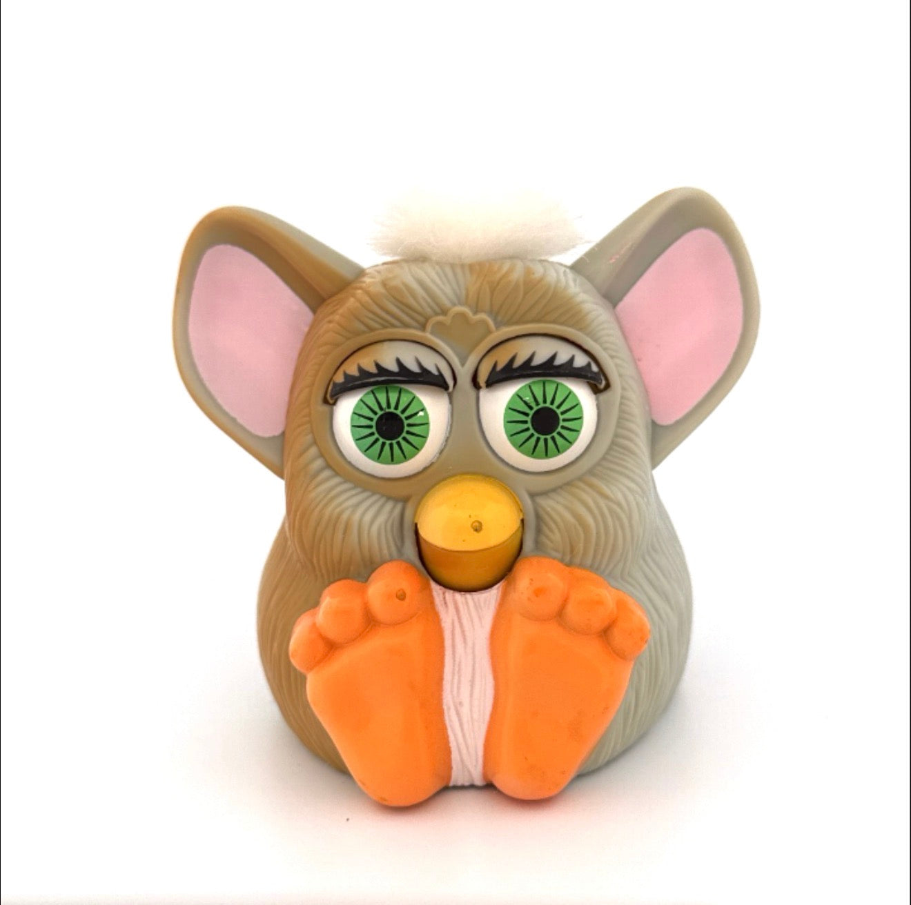 Furby Tan Gray with White Hair