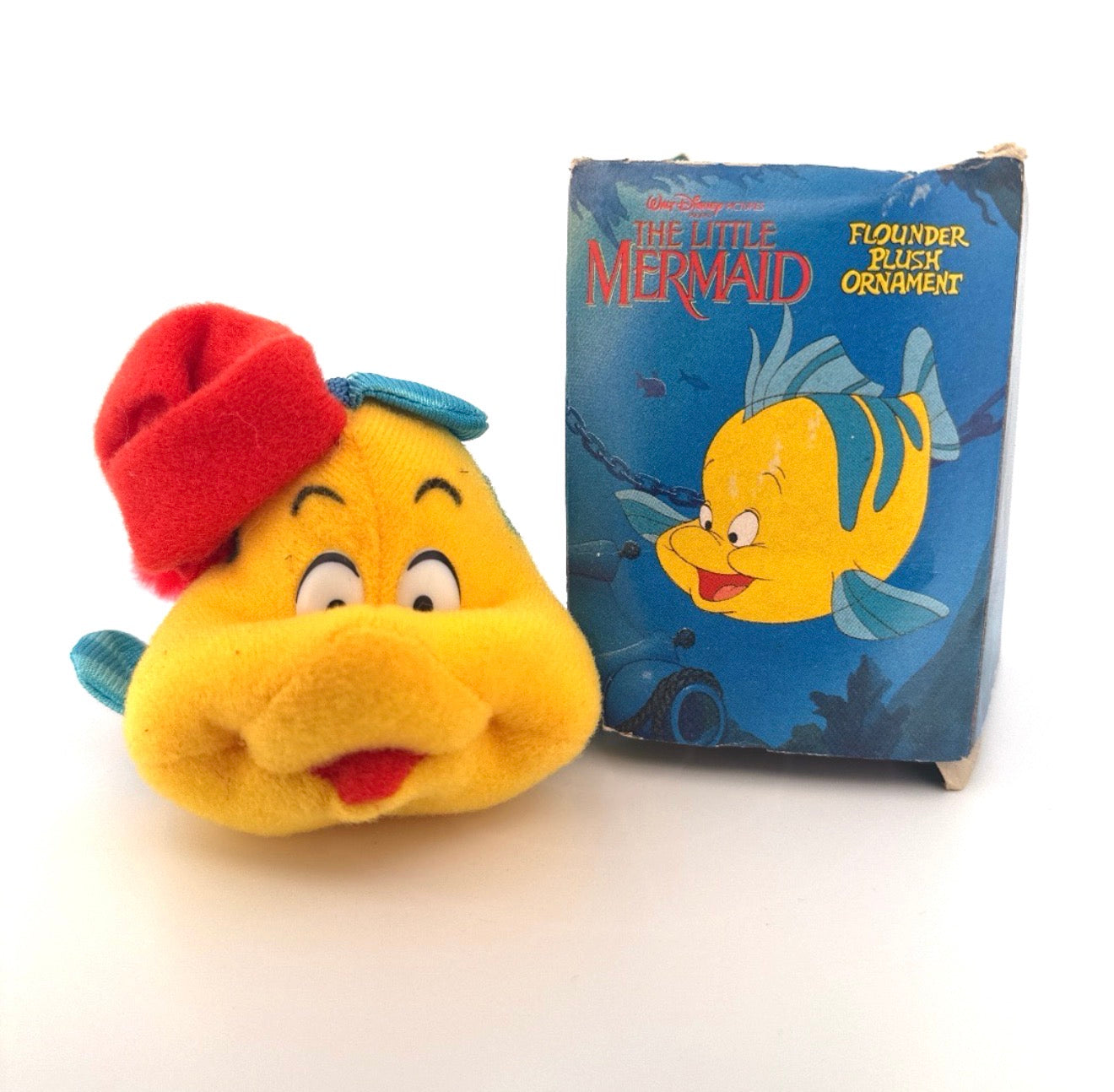 Disney's The Little Mermaid Happy Holidays Flounder Plush Ornament