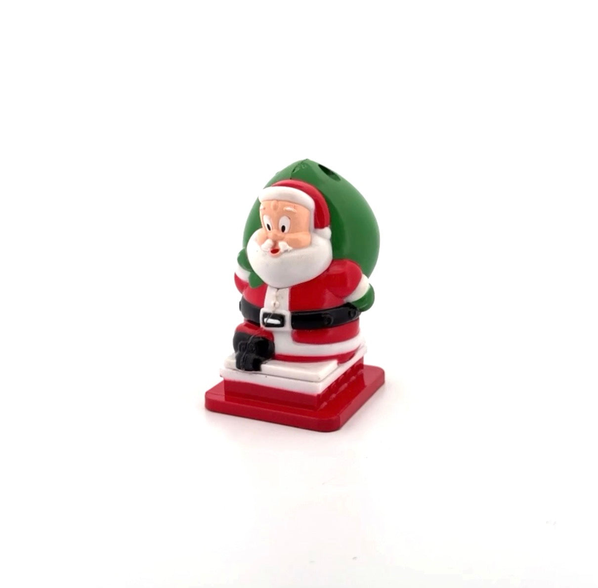 Hardee's Holiday Trackers Rolling Ink Stamper Ornaments Santa