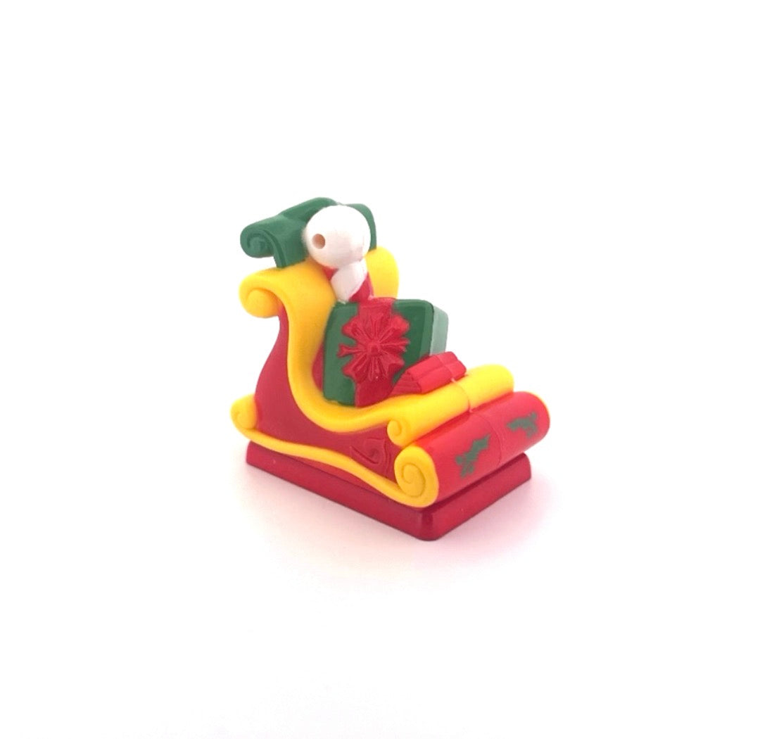 Hardee's Holiday Trackers Rolling Ink Stamper Ornaments Santa's Sleigh