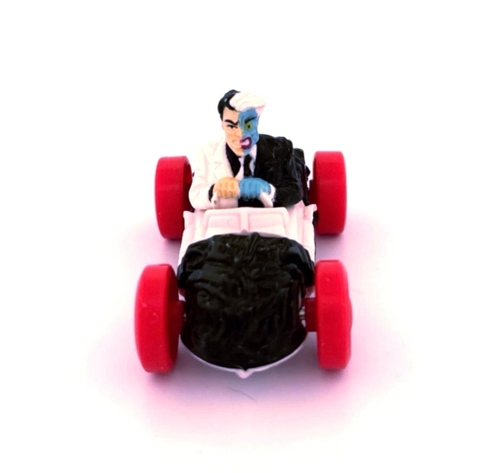 Batman the Animated Series Two-Face White & Black Flip Car