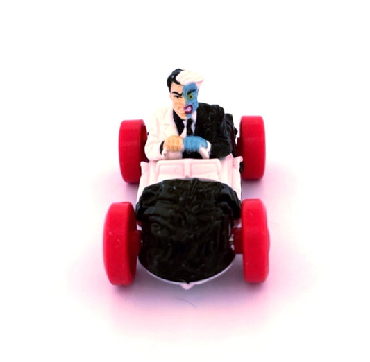 Batman the Animated Series Two-Face White & Black Flip Car