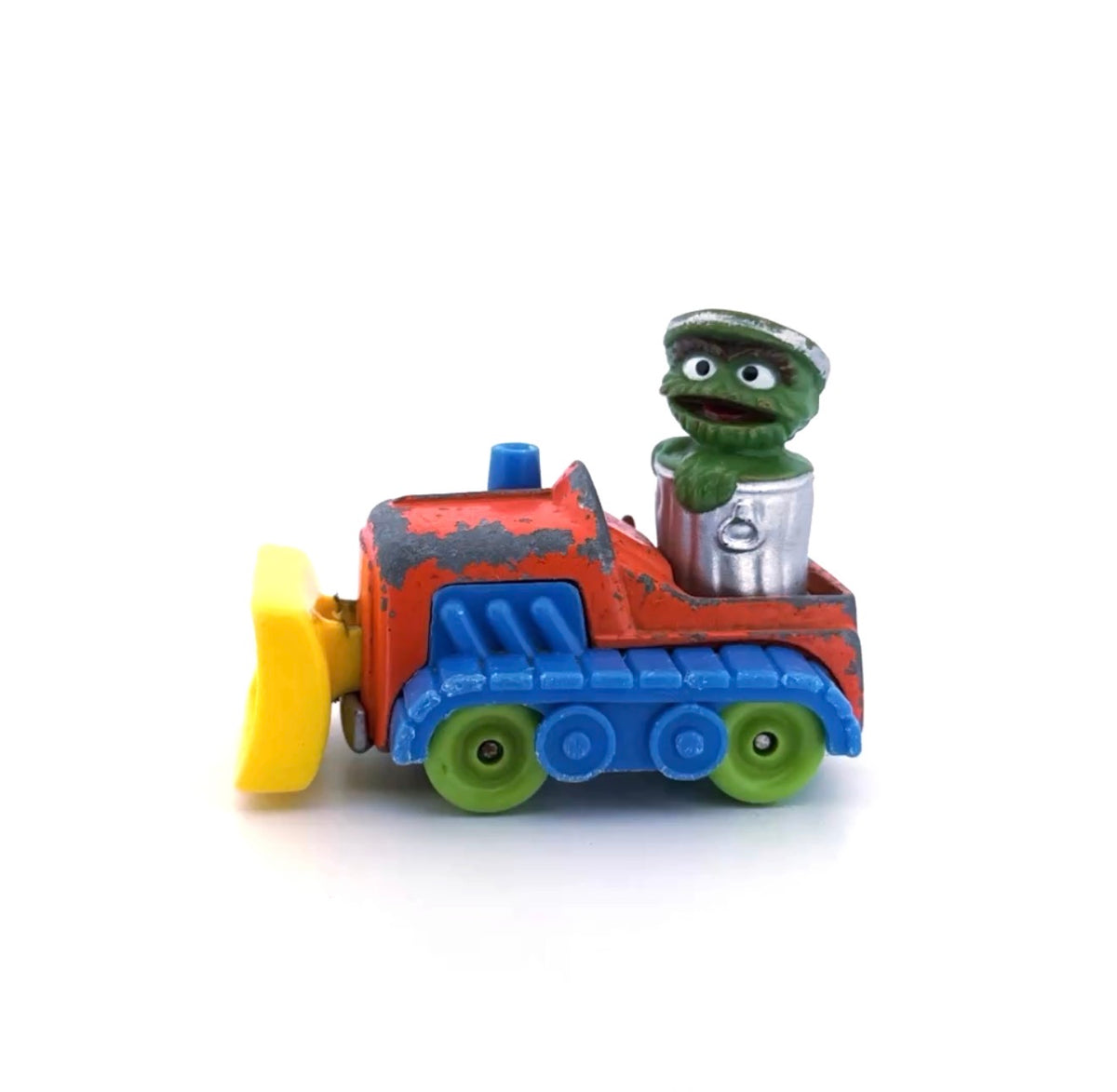 Sesame Street Oscar the Grouch Die-Cast Bulldozer