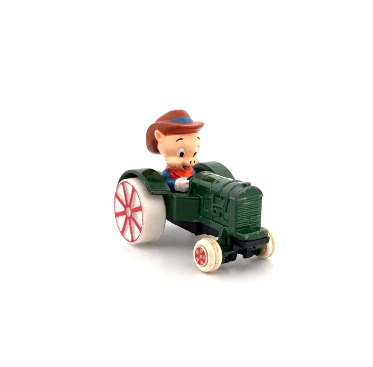 Looney Tunes Porky Pig on Green Tractor