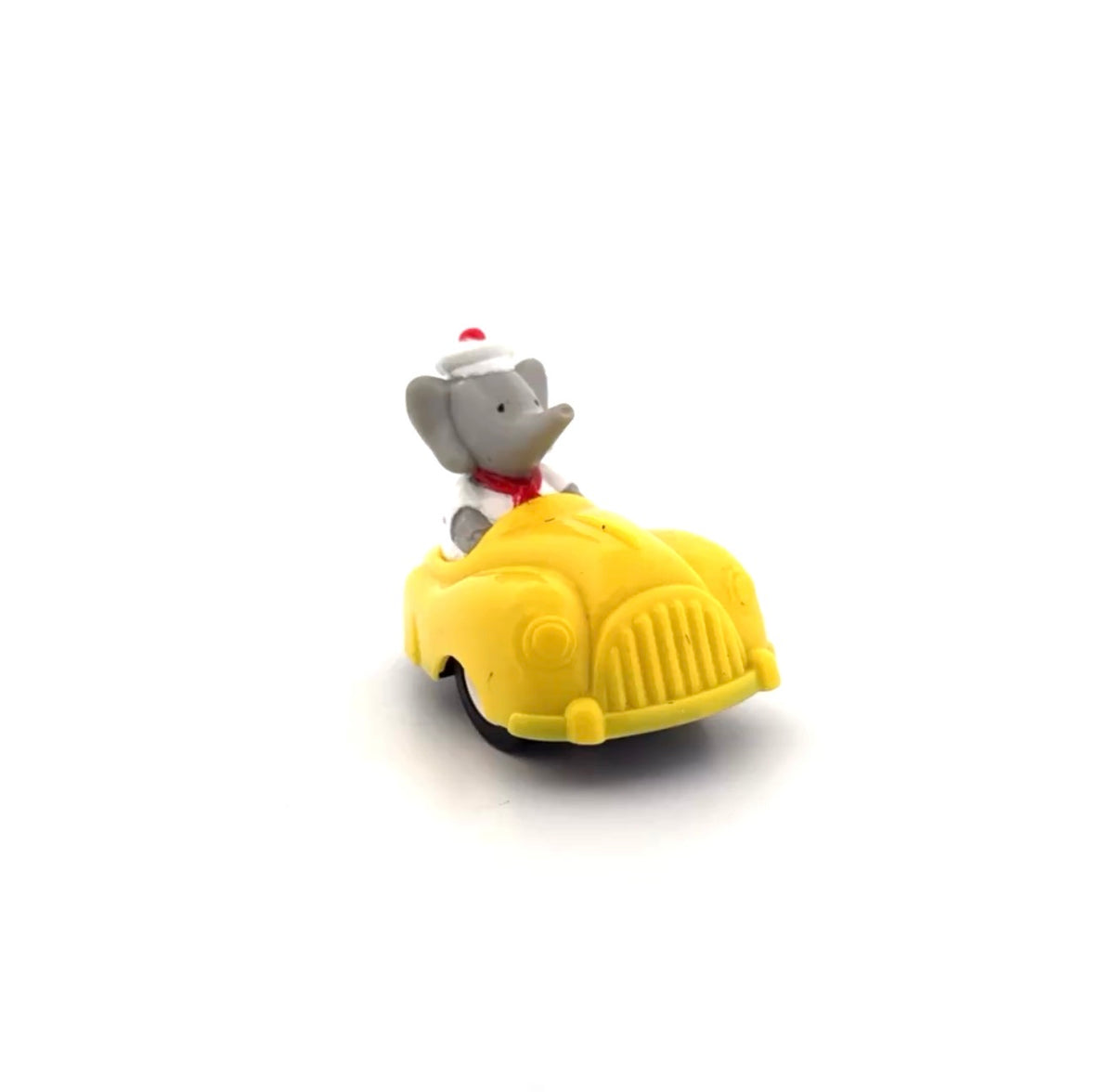 Babar the Elephant Babar's World Tour Babar in Pull-Back Yellow Car