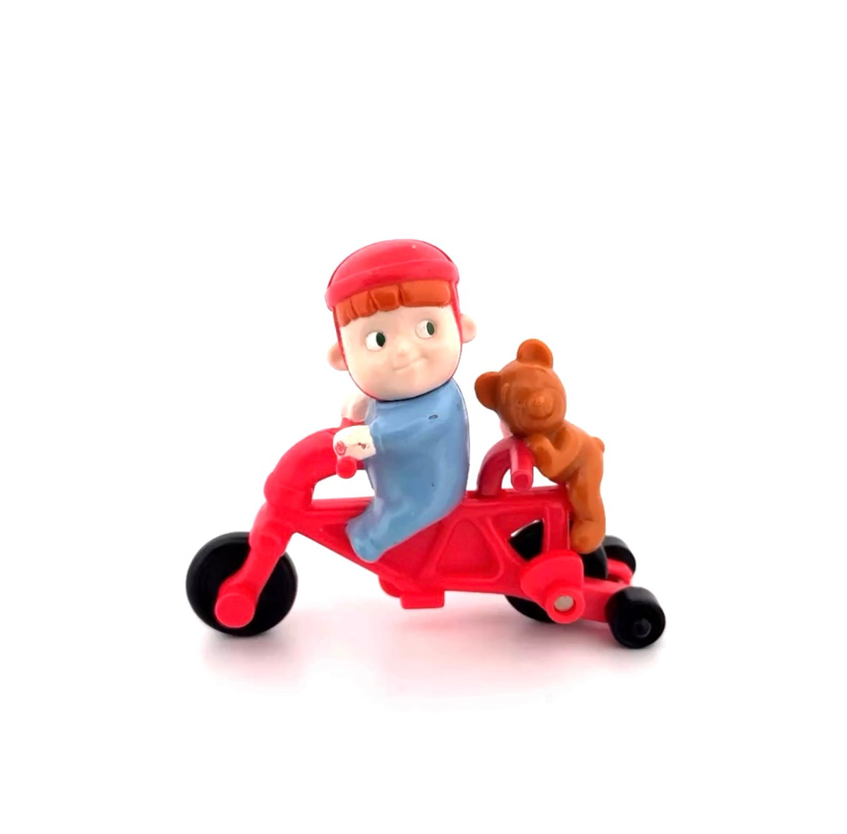 Babblin Boo and Mickey on Red Bicycle