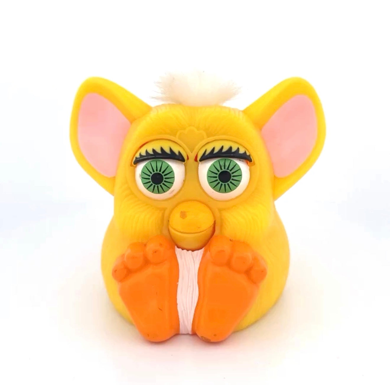 Furby Yellow with White Hair