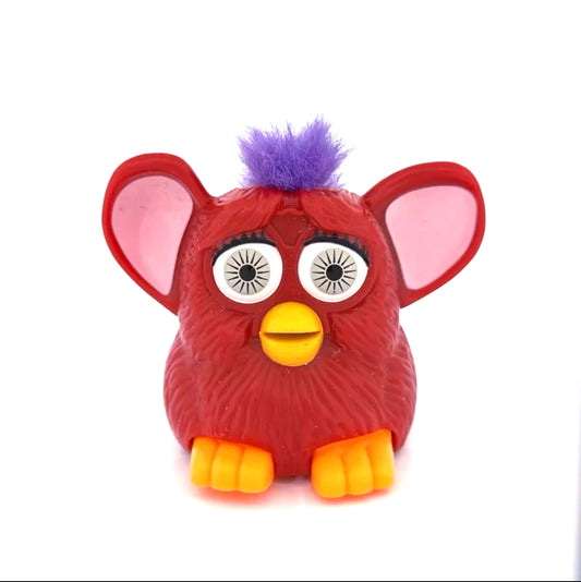 Furby Burgundy with Purple Hair Pre-Loved
