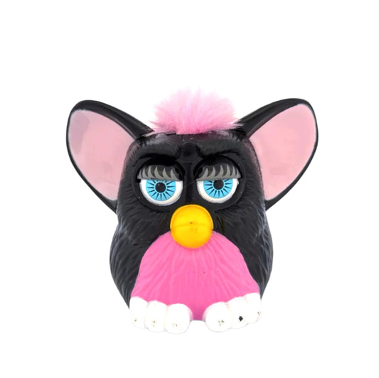 Furby Black with Pink Hair Pre-Loved