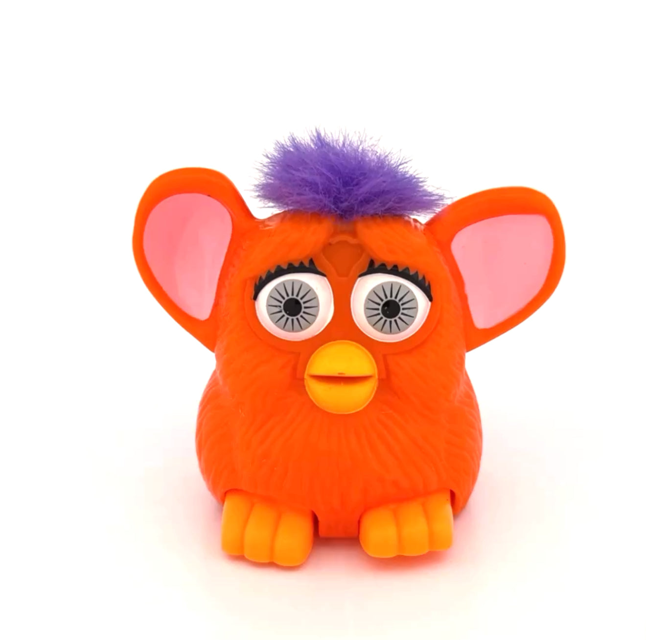 Furby Orange with Purple Hair Pre-Loved