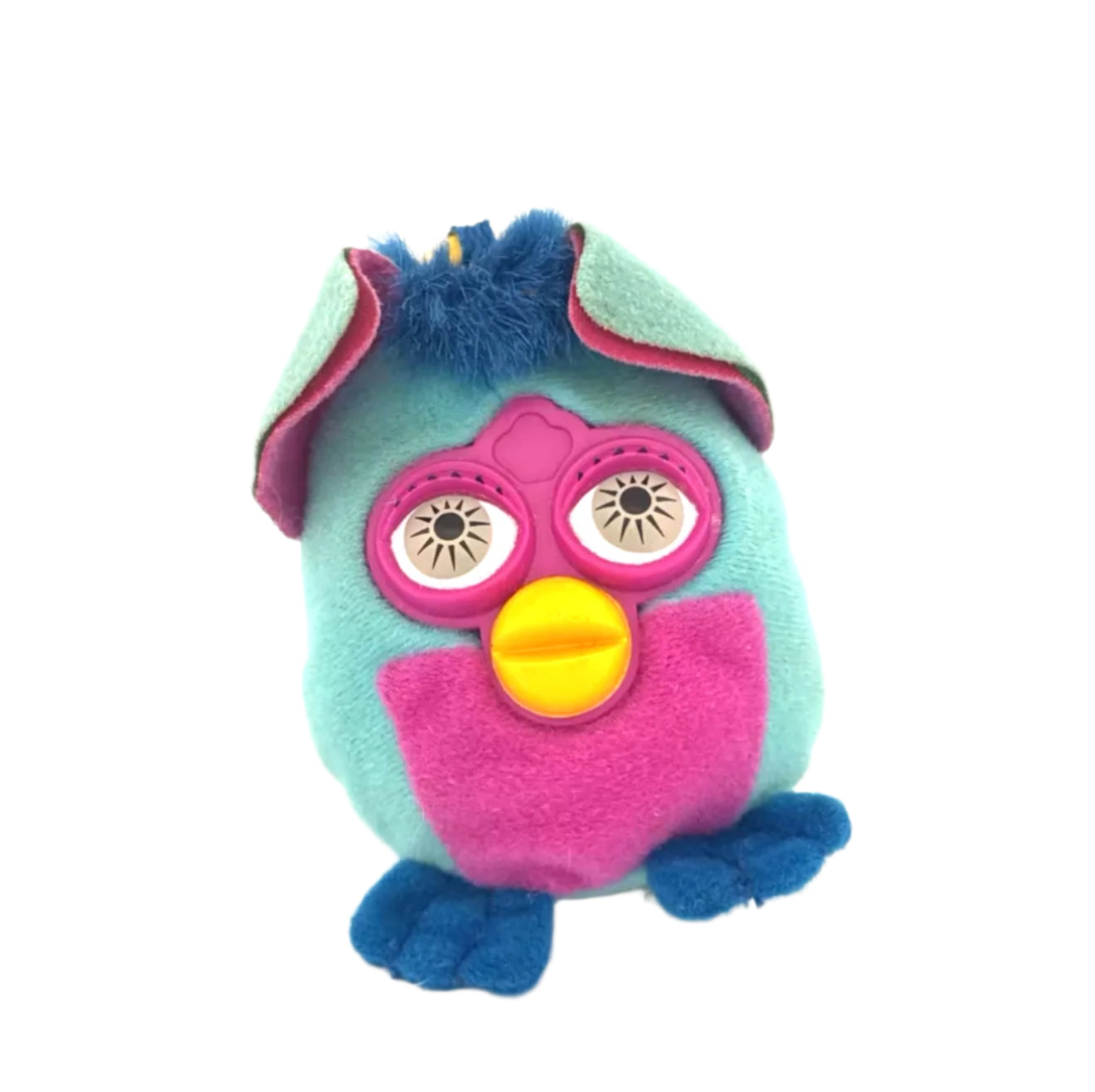 Furby Teal with Blue Hair Plush Pre-Loved