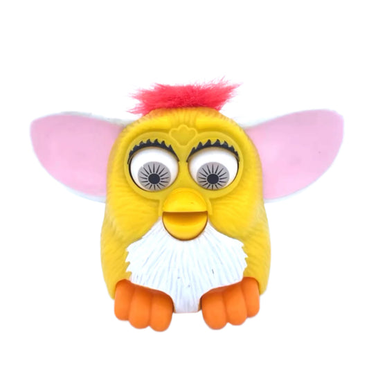 Furby Yellow with Red Hair Pre-Loved