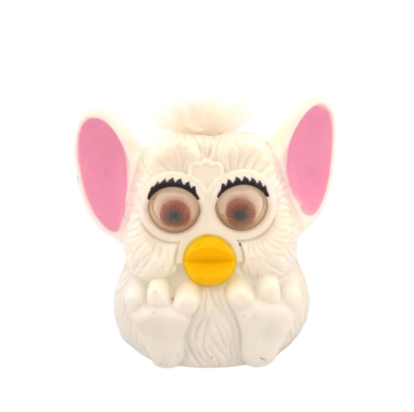 Furby White with White Hair Pre-Loved
