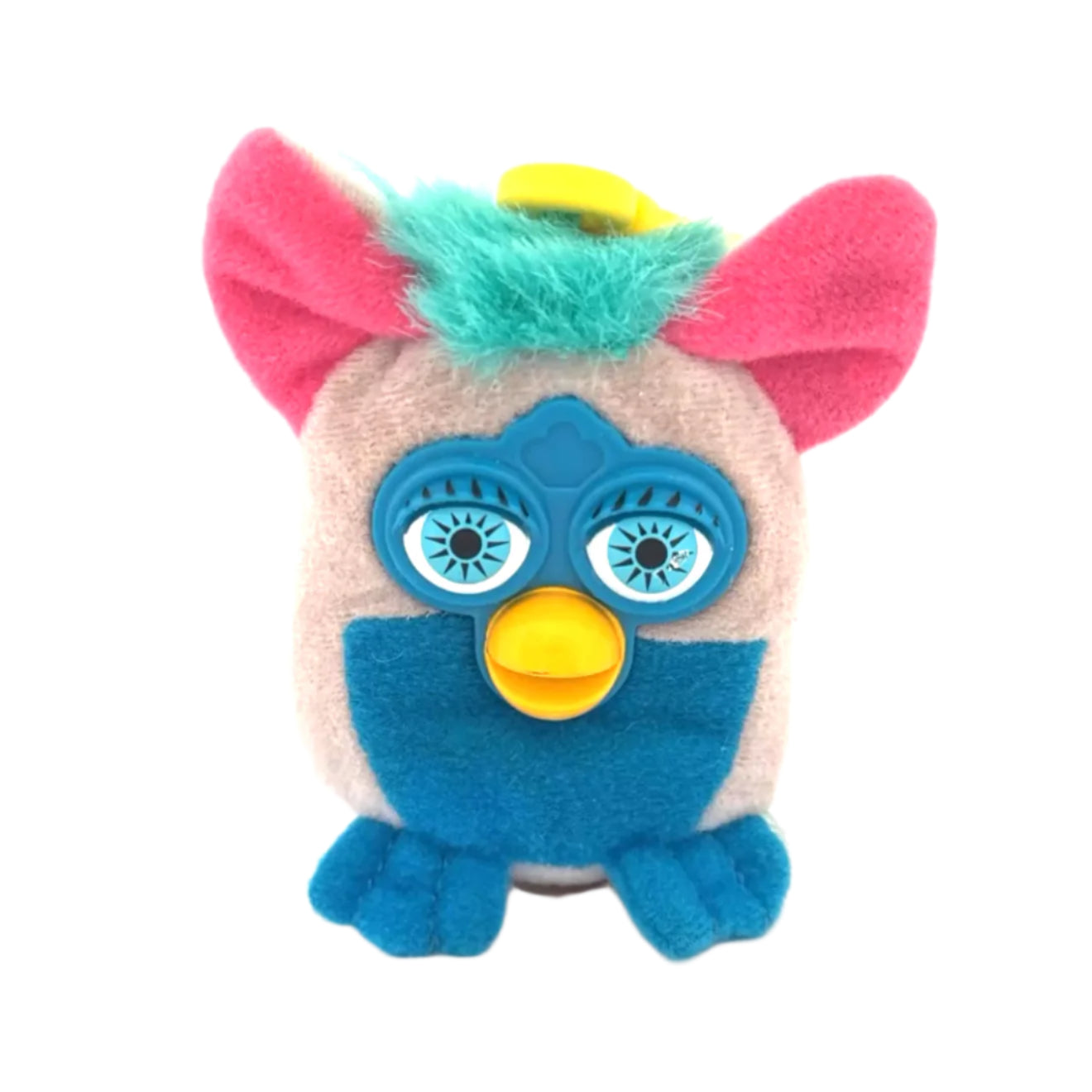 Furby Gray with Teal Hair Plush Pre-Loved