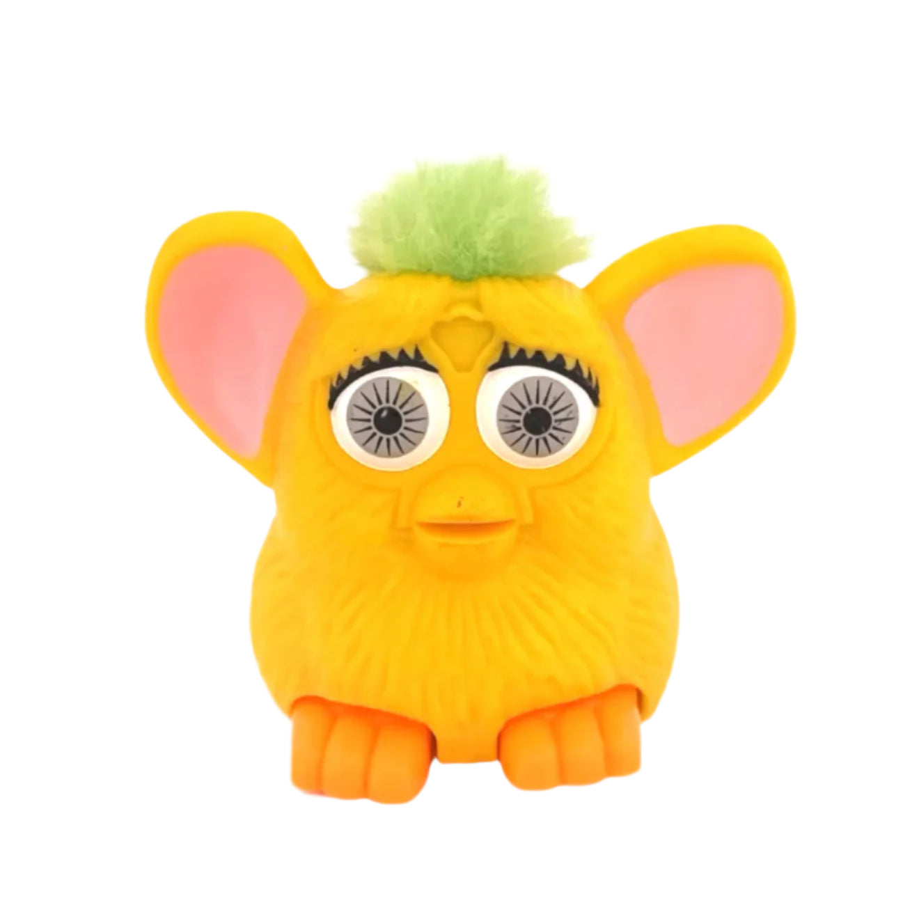 Furby Yellow with Green Hair Pre-Loved