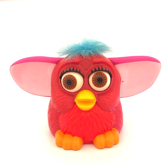 Furby Burgundy with Blue Hair Pre-Loved