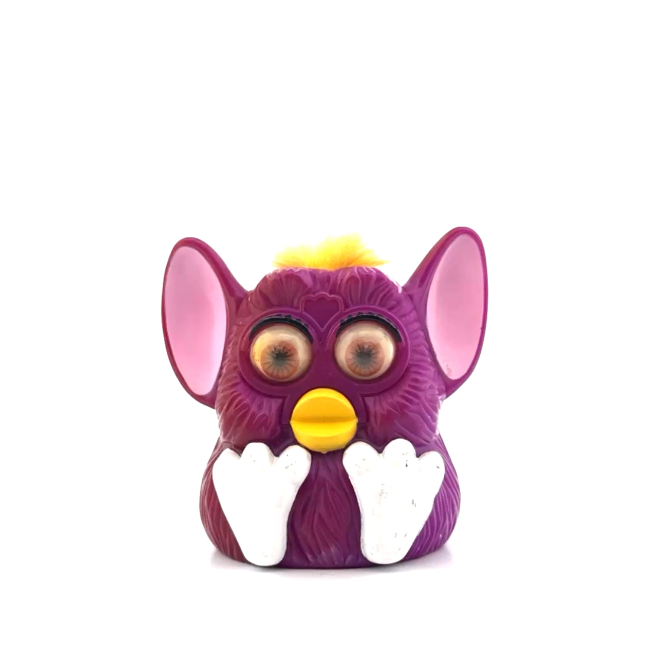 Furby Purple with Yellow Hair Pre-Loved