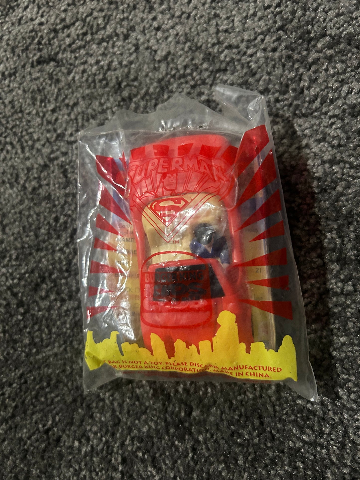 DC Comics Justice League Superman Lois Lane Red Convertible Car Sealed