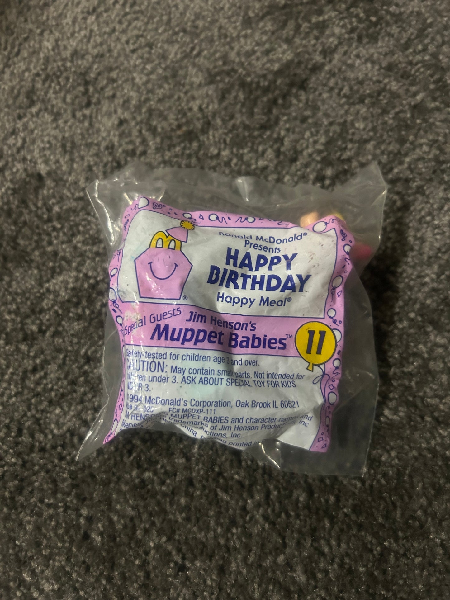 Muppet Babies Happy Birthday Happy Meal 11 Sealed