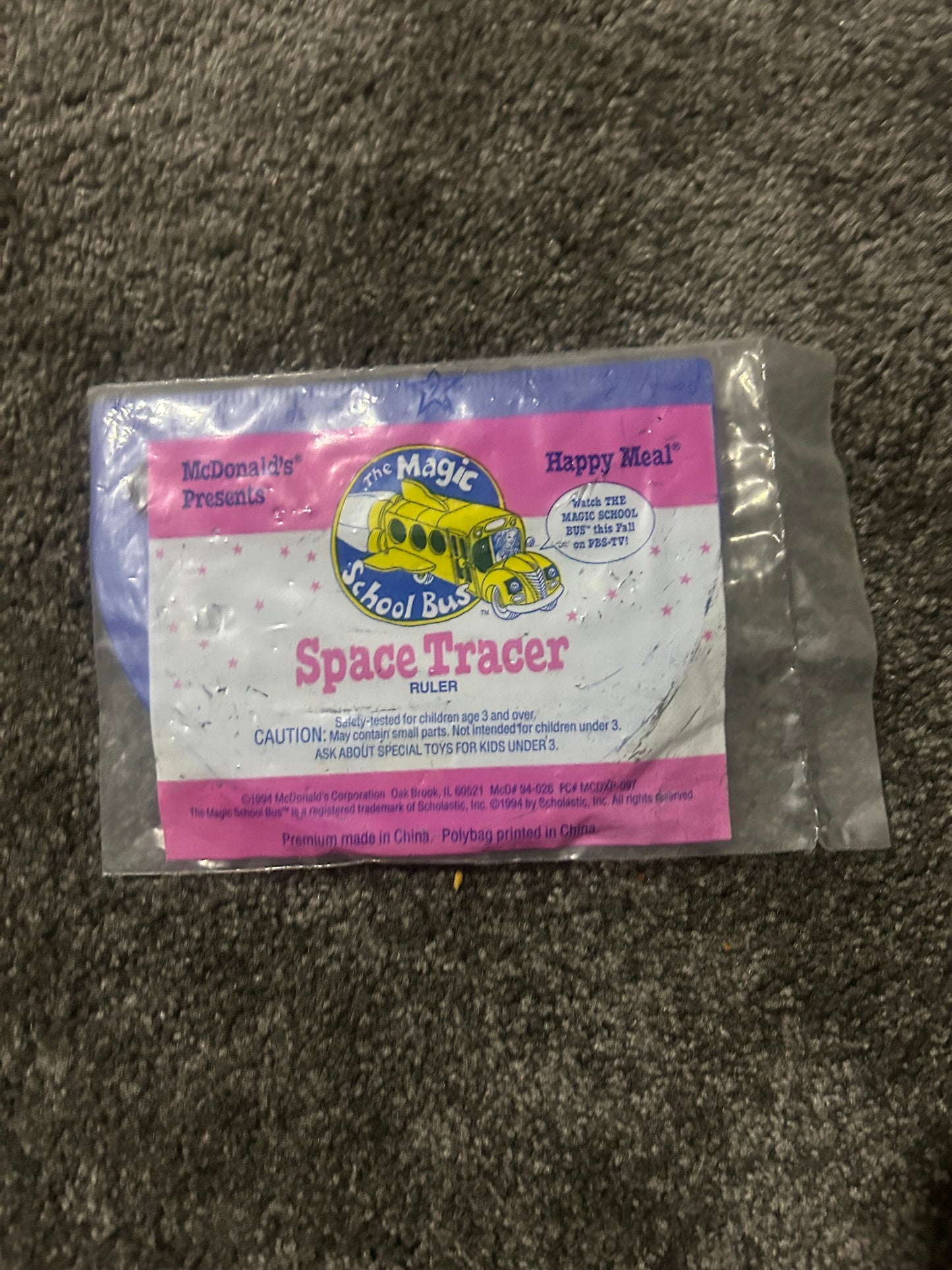 The Magic School Bus Space Tracer Ruler Sealed